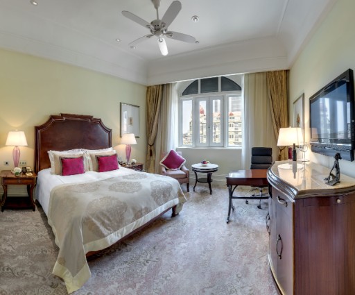 Luxury Hotel Room with City View at Taj Mahal Palace Mumbai